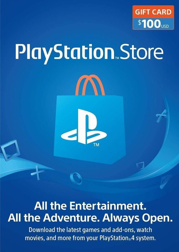 PSN USD 100 — PlayStation Store US