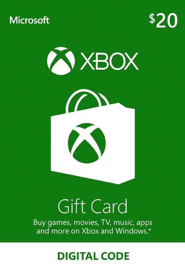Xbox Live Gift Card 20 USD